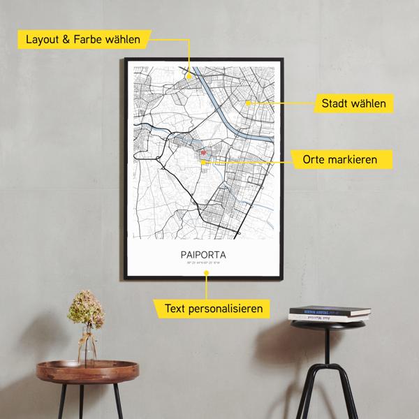 Stadtkarte von Paiporta erstellt auf Cartida