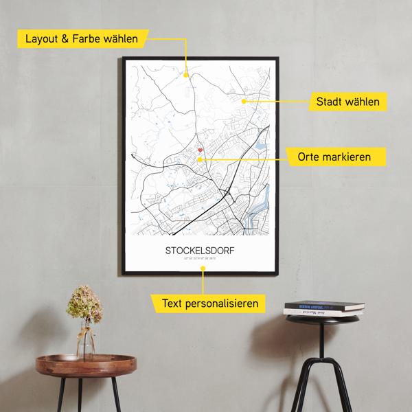Stadtkarte von Stockelsdorf erstellt auf Cartida