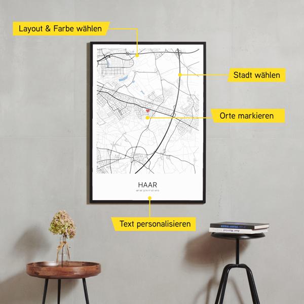 Stadtkarte von Haar erstellt auf Cartida
