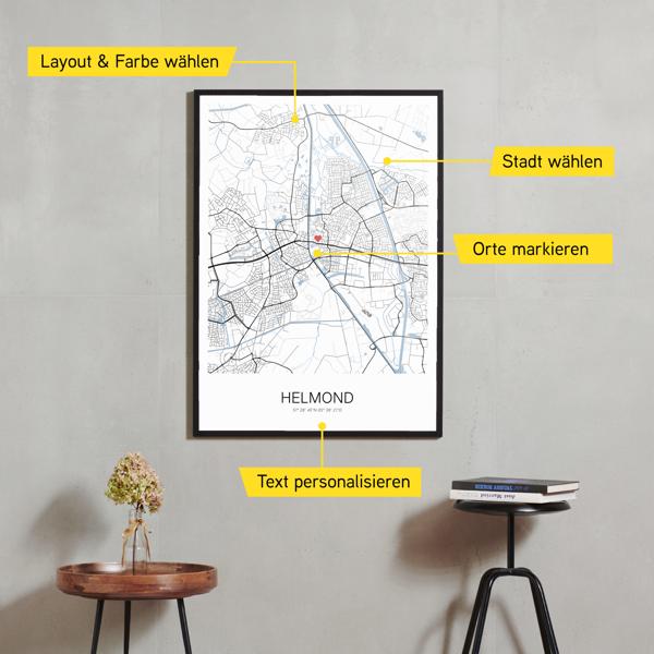 Stadtkarte von Helmond erstellt auf Cartida