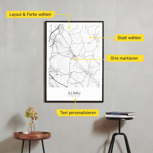 Stadtkarte von Illnau erstellt auf Cartida