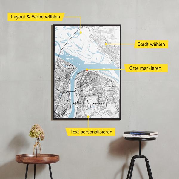 Stadtkarte von Nizhny Novgorod erstellt auf Cartida