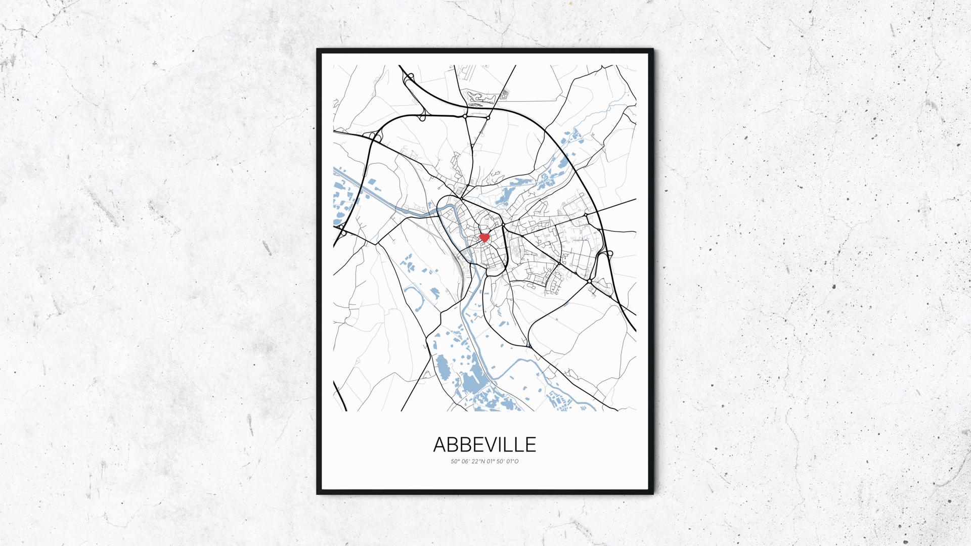 Cartida Poster von Abbeville HautsdeFrance Frankreich