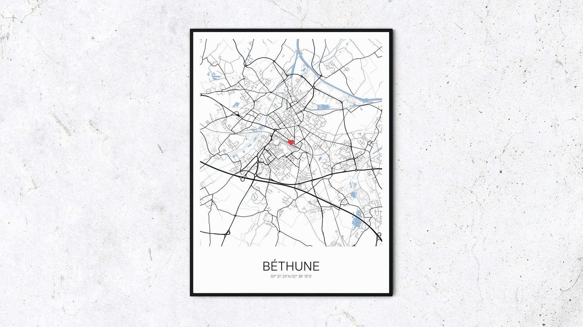 Cartida Poster von Béthune HautsdeFrance Frankreich