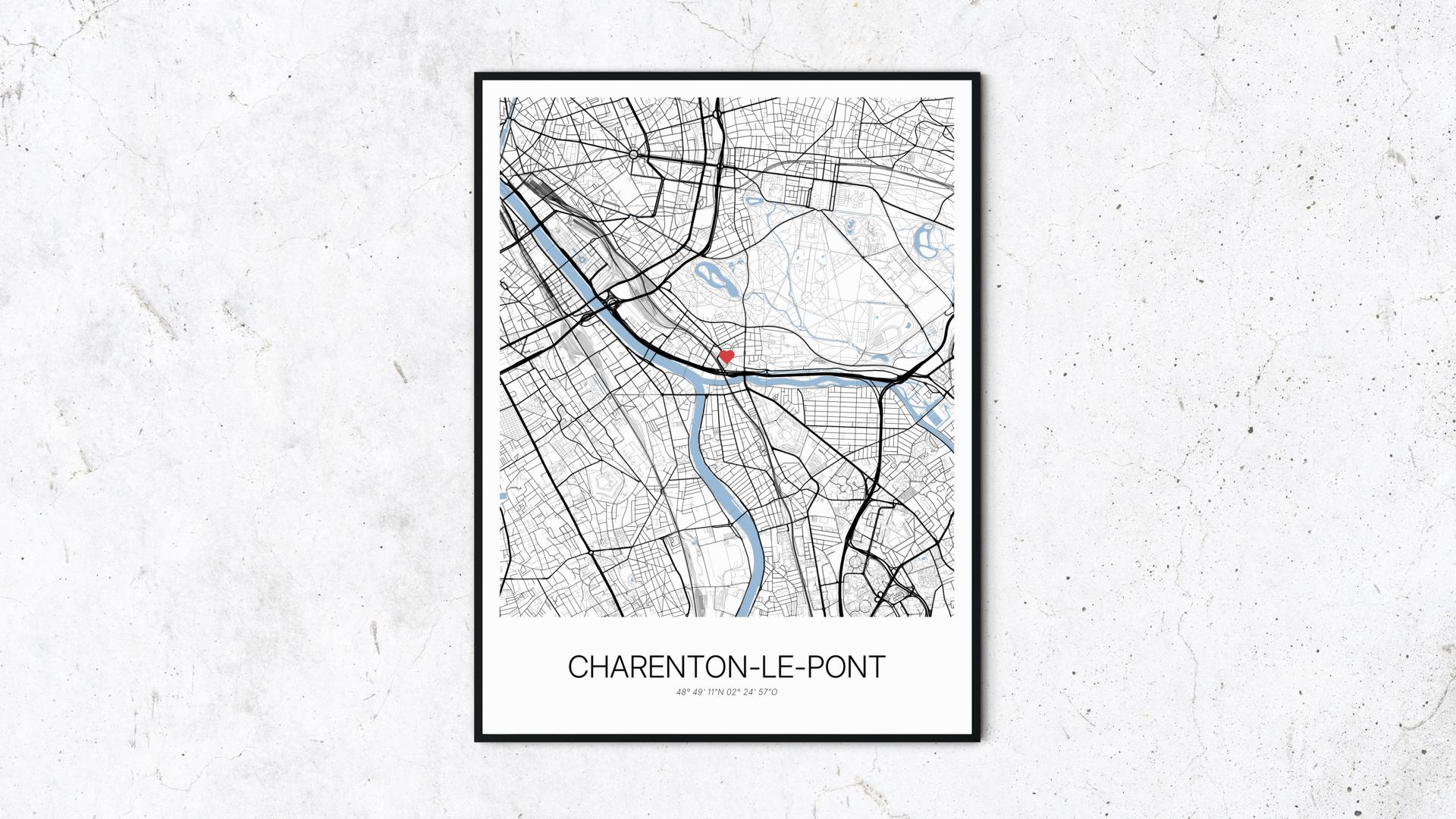 Cartida Poster von CharentonlePont ÎledeFrance Frankreich