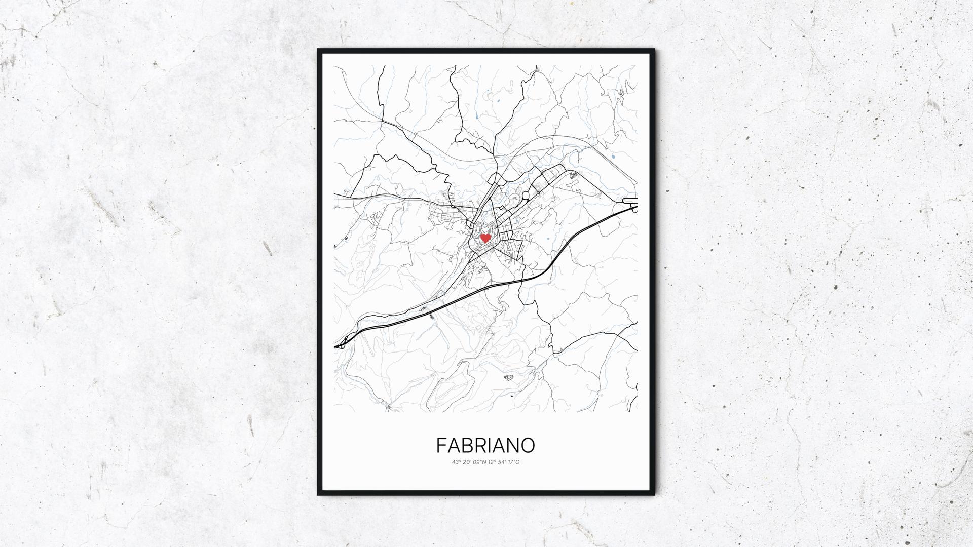 Cartida Poster von Fabriano Marche Italien