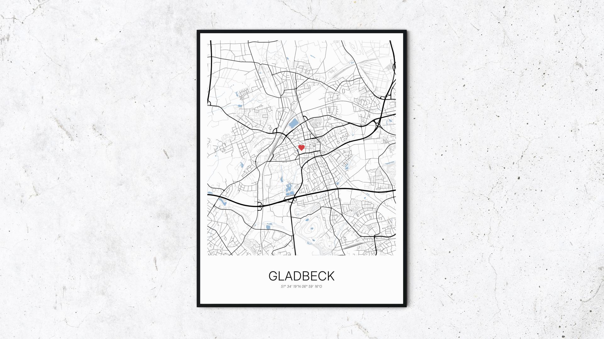 Cartida Poster von Gladbeck NordrheinWestfalen Deutschland