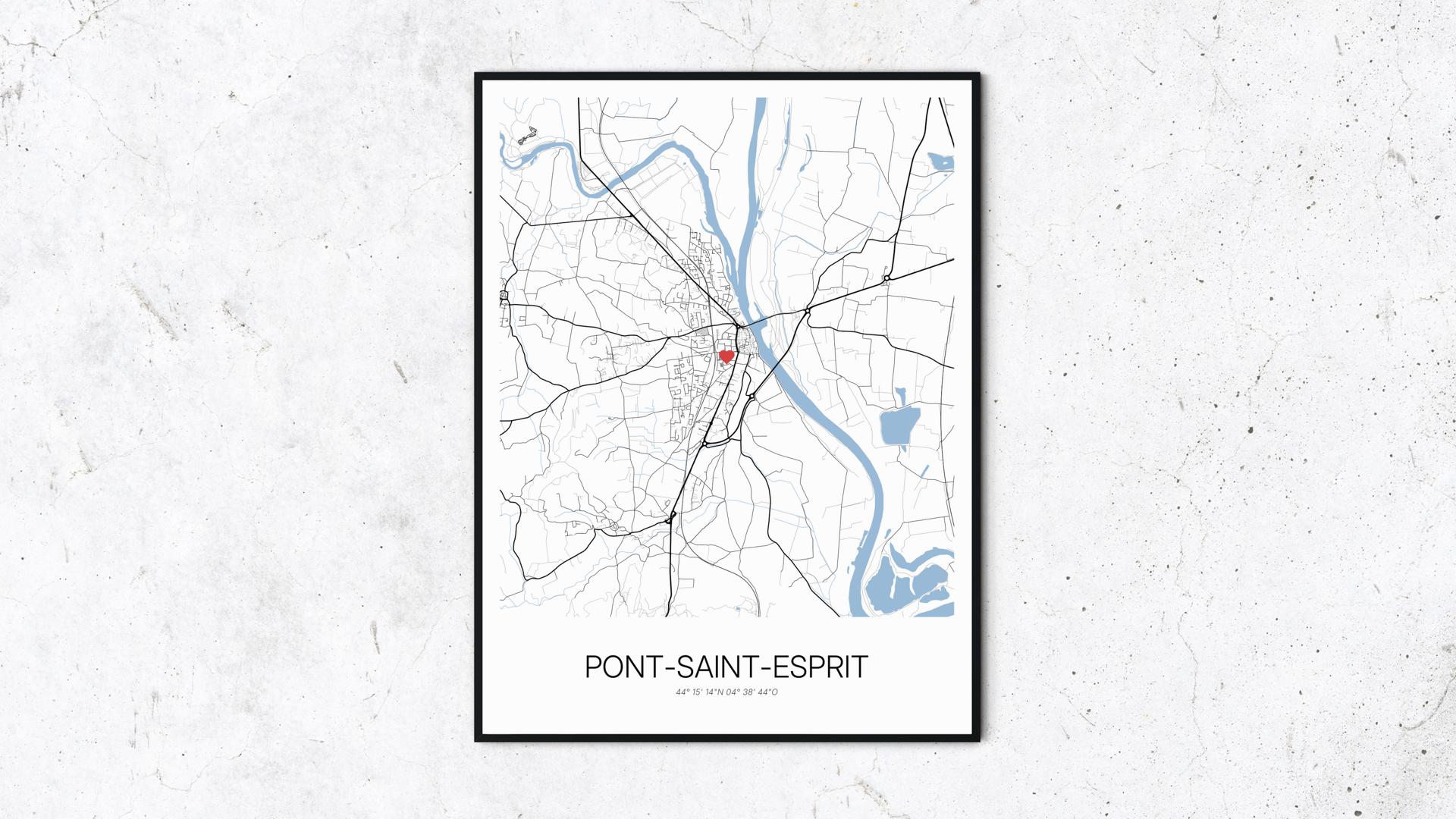 Cartida Poster von PontSaintEsprit Occitanie Frankreich