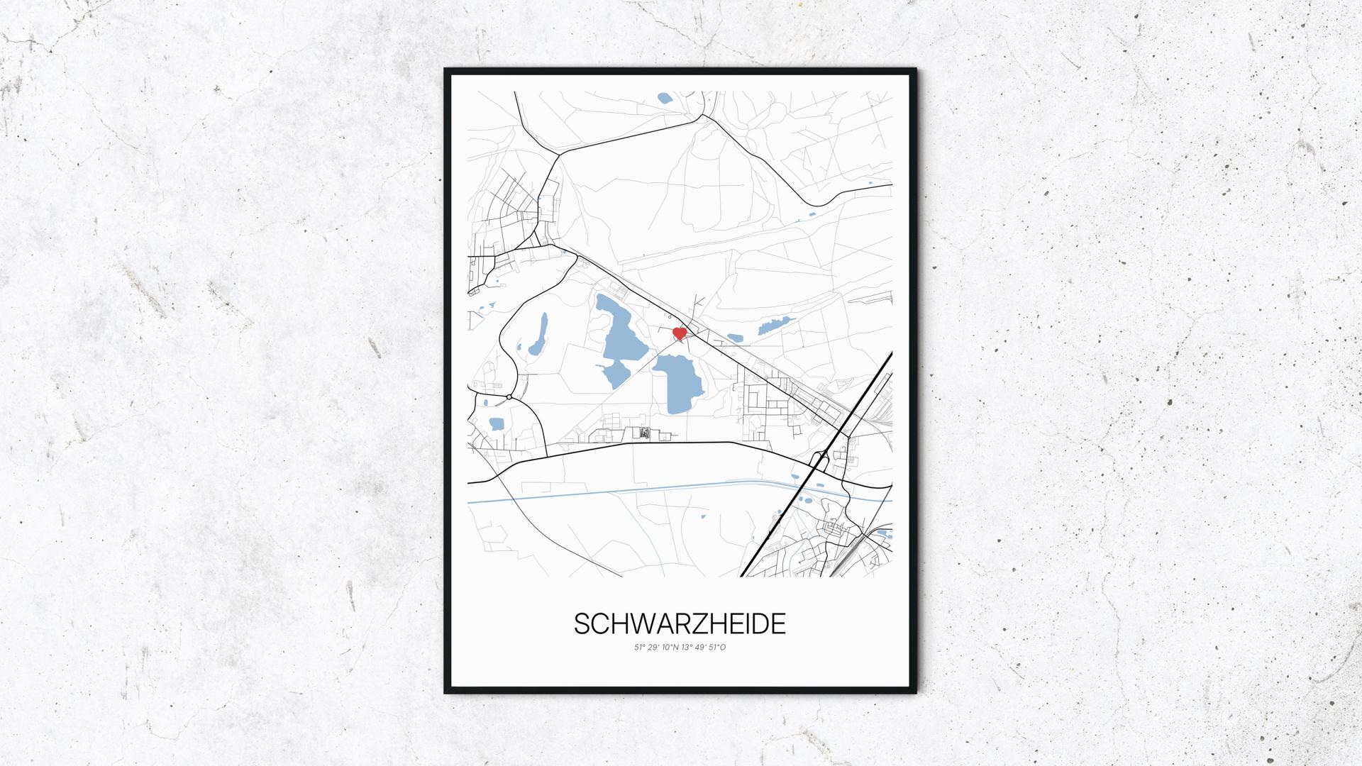 Cartida Poster von Schwarzheide Brandenburg Deutschland