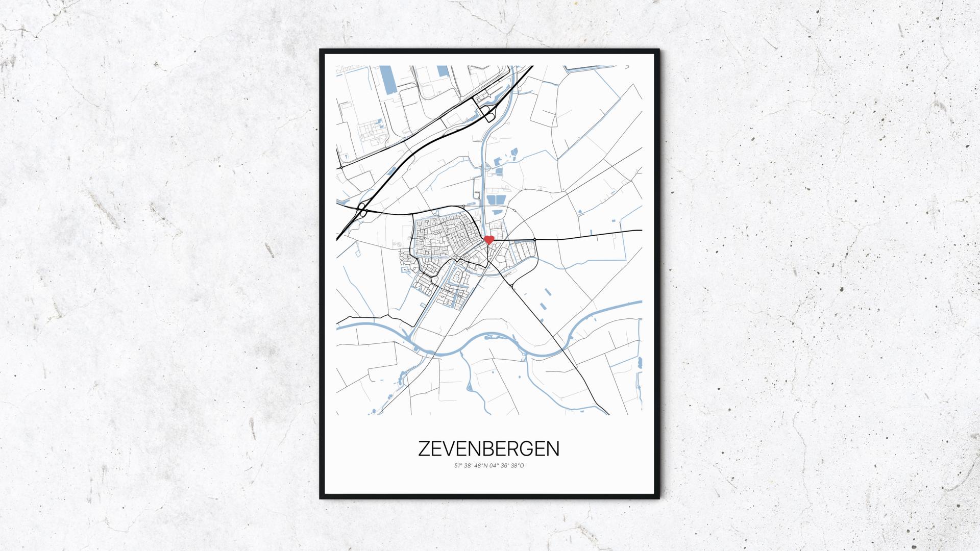 Cartida Poster von Zevenbergen NoordBrabant Niederlande